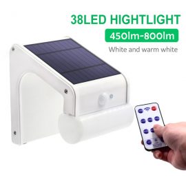 38 LEDs Solar Microwave Radar Sensor Light