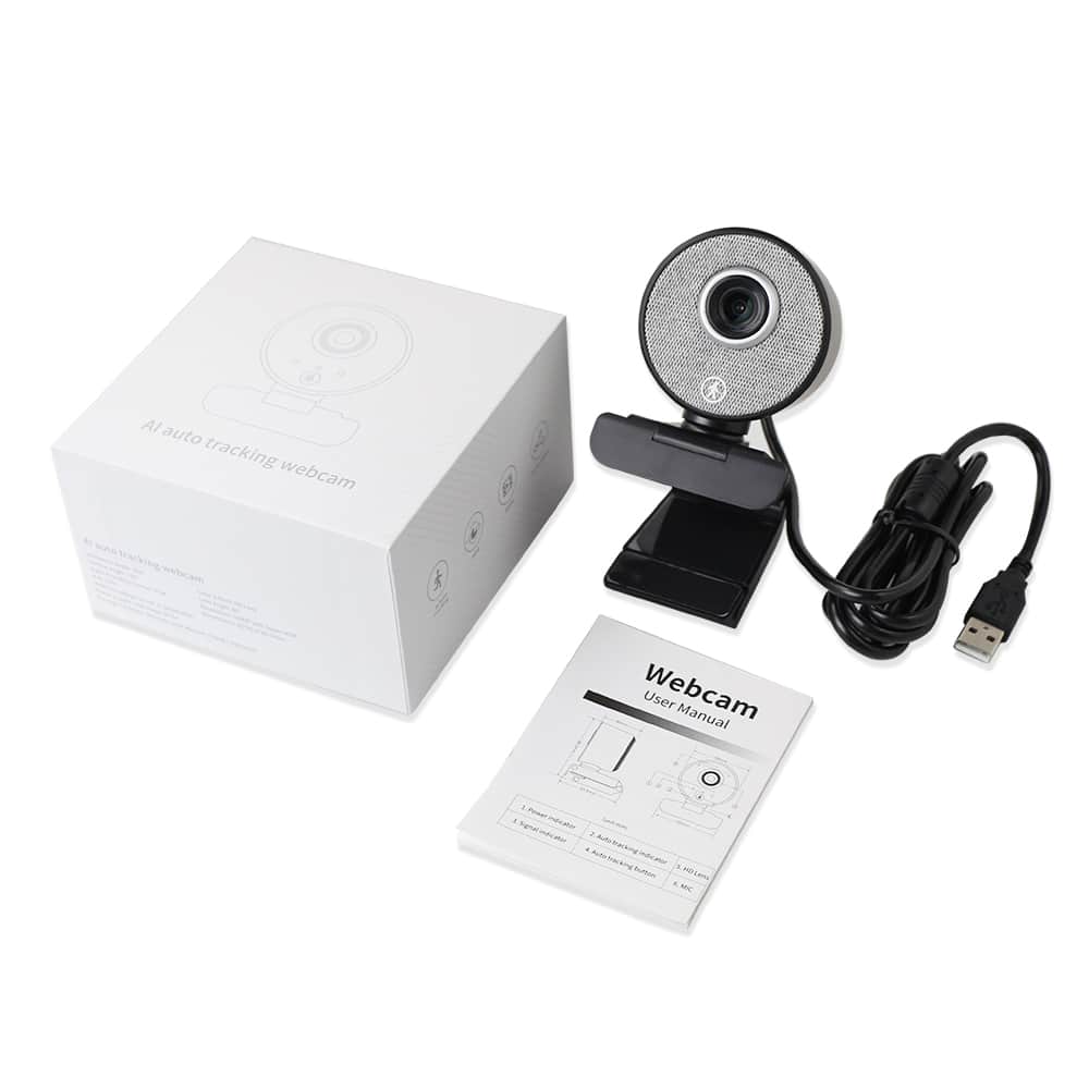 EDUP 1080P Full HD Webcam Auto Focus Smart Portrait Tracking Webcam For Online Course - Image 2