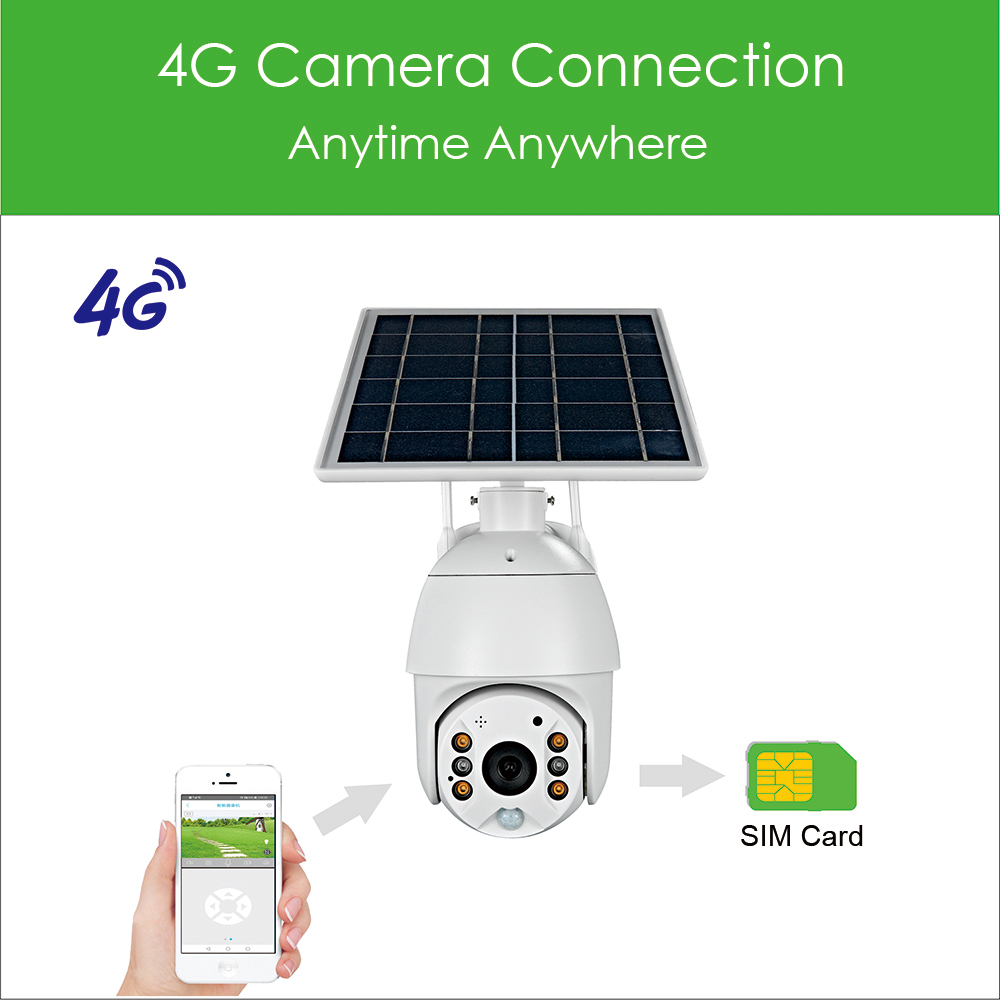 Low power Consumption Security HD Surveillance CCTV Solar wifi Camera - Image 5