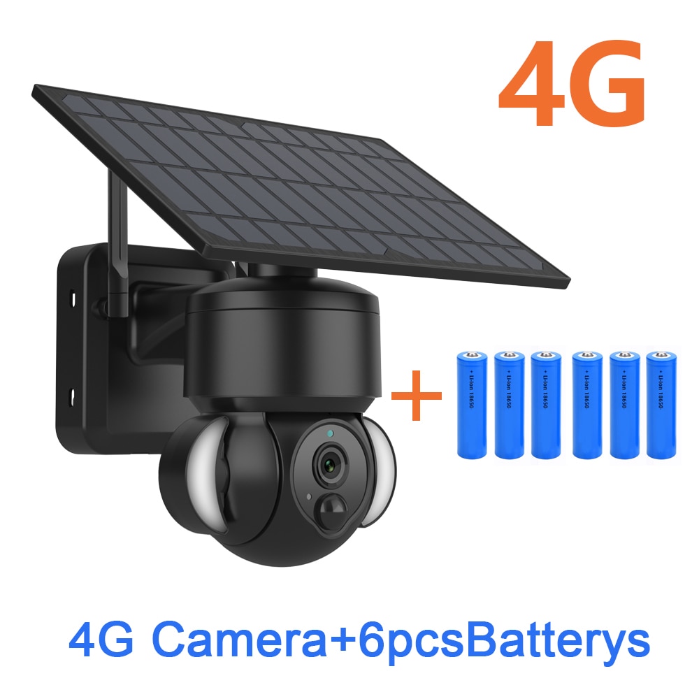 SHIWOJIA Solar Camera 4G SIM /Wifi Outdoor Wireless Cctv Cloud H265 Solar Power Garden Lights Security Surveillance Battery Cam - Image 16