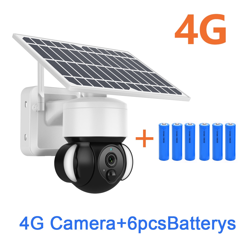 SHIWOJIA Solar Camera 4G SIM /Wifi Outdoor Wireless Cctv Cloud H265 Solar Power Garden Lights Security Surveillance Battery Cam - Image 9