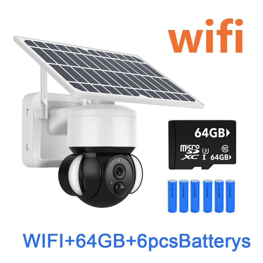 SHIWOJIA Solar Camera 4G SIM /Wifi Outdoor Wireless Cctv Cloud H265 Solar Power Garden Lights Security Surveillance Battery Cam - Image 4