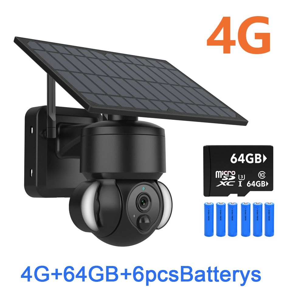 SHIWOJIA Solar Camera 4G SIM /Wifi Outdoor Wireless Cctv Cloud H265 Solar Power Garden Lights Security Surveillance Battery Cam - Image 10