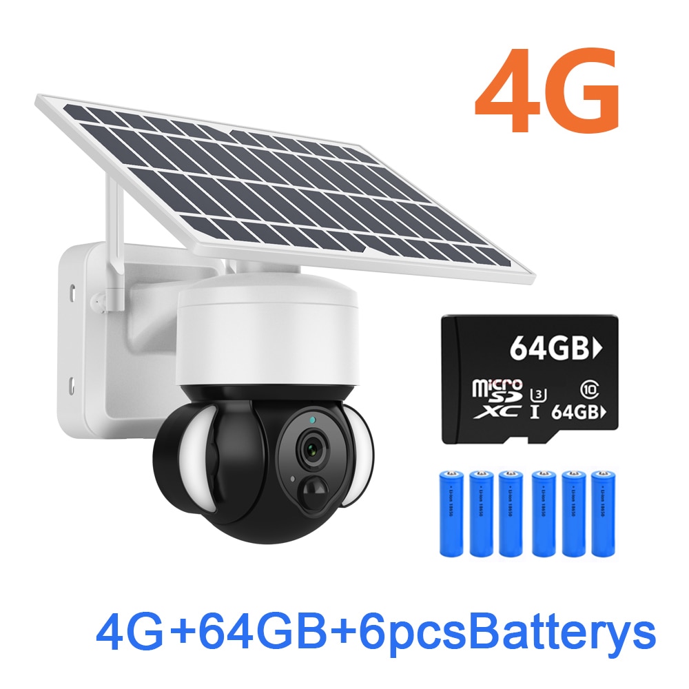 SHIWOJIA Solar Camera 4G SIM /Wifi Outdoor Wireless Cctv Cloud H265 Solar Power Garden Lights Security Surveillance Battery Cam - Image 14